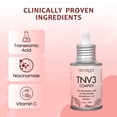 thumbnail image 5 of 10% Tranexamic Acid, 2% Niacinamide, 2% Vitamin C Serum | Neatique TNV3 Complex 100,000ppm TXA, 20,000ppm Niacinamide Facial Serum for Glass Skin, Even Tone & Smooth Appearance, 5 of 8