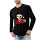 thumbnail image 1 of Blusas y camisas de manga larga con cuello redondo para hombre, deportivas, fitness, hogar, pijamas navideños estampados, camiseta de manga larga con cuello redondo, blusa de poliéster para hombre, 1 of 3