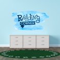 thumbnail image 3 of SIGNAGE - Kids Bedroom Study Room Blue Themed Signage Vinyl Decoration Reading Corner Lettering Art Design Adhesive Home Wall Decal Sticker 30" x 15", 3 of 5