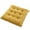Yellow, variant on Ludlz Seat Pad Anti-Slip Strap Design Soft Texture Plush High Elasticity Protective Washable Thickened Student Square Chair Cushion for Home