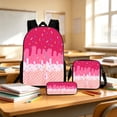 thumbnail image 3 of Kcolen Cute Back To School Backpacks,3 Piece Ice Cream Print Backpack Set Casual Daypack Fashion Lightweight Backpack Set for Daily Use,Hot Pink, 3 of 6
