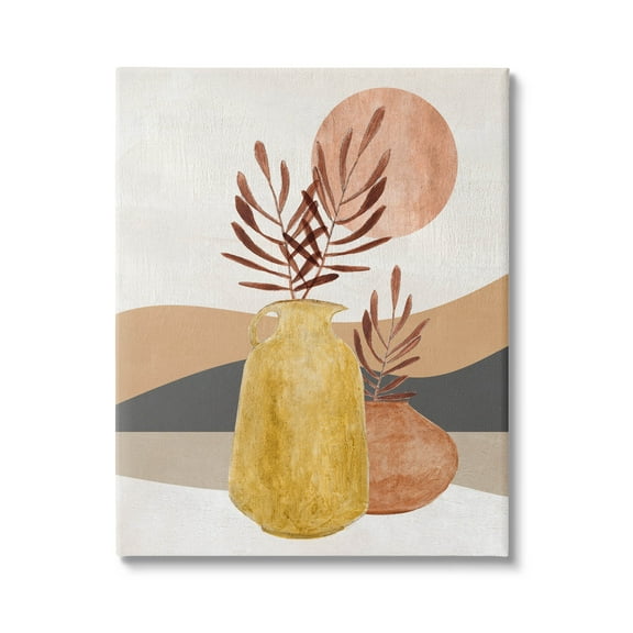 Boho Desert Plant Botanicals Botanical & Floral Graphic Art Gallery Wrapped Canvas Print Wall Art