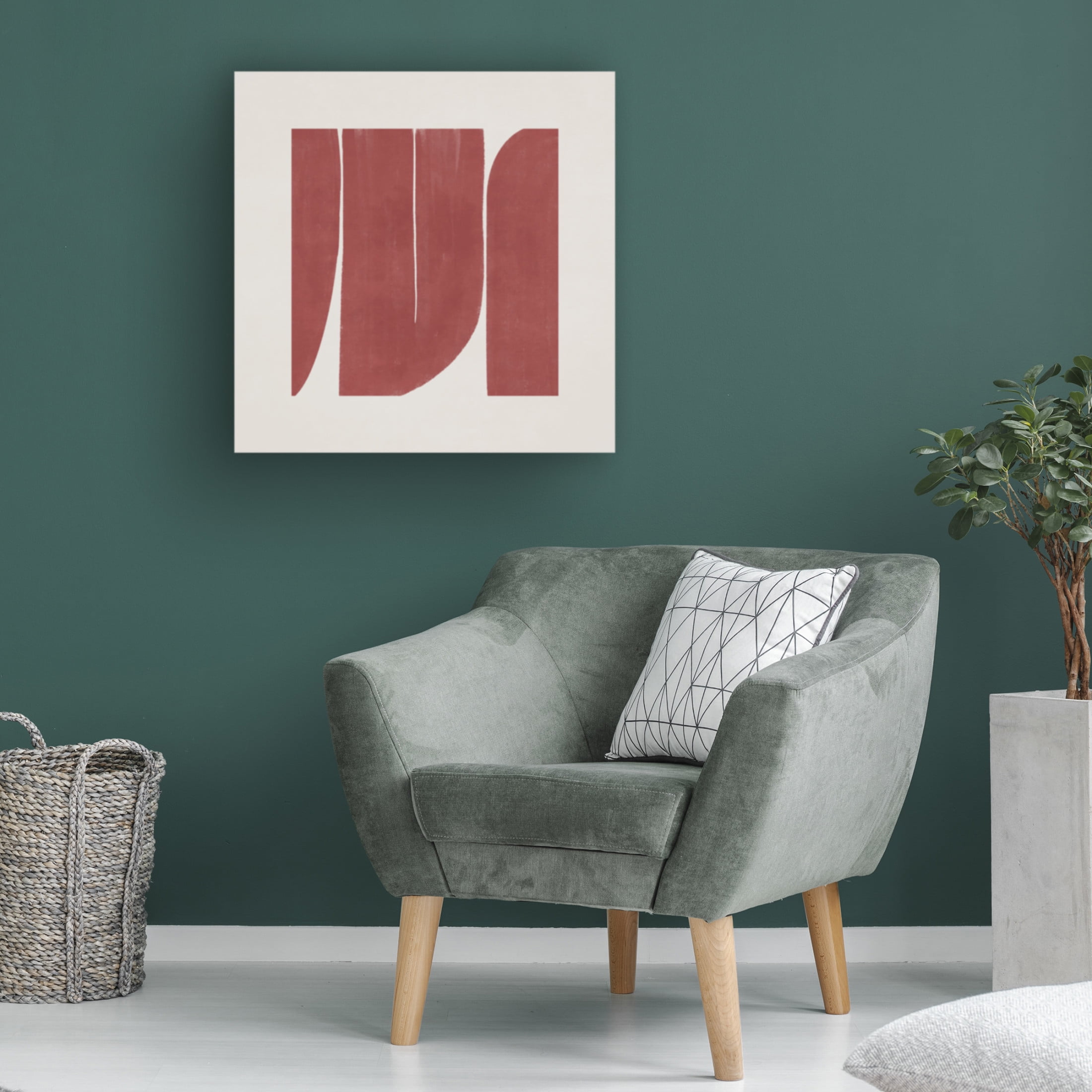 Trademark Fine Art Emel Tunaboylu Small Sqterracota L Canvas Wall Art