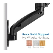 Mount-It! Mounting Arm for Monitor, Display - Black