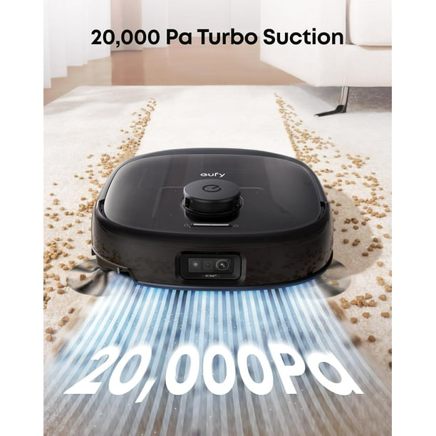 eufy Robot Vacuum Omni E25, HydroJet™ System , Turbo Suction