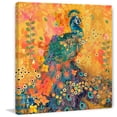 thumbnail image 2 of "Afrikarma Peacock" Painting Print on Wrapped Canvas, 2 of 5