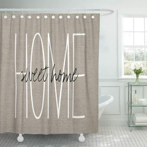 Farmhouse Shower Curtain 66x72 Inch, Rustic Country Shower Curtains Clearance