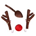 thumbnail image 2 of Ensemble de Voiture Rennes Bois de Cerf Nez Auto Rennes et Nez Rouge Costume de Voiture, 2 of 8