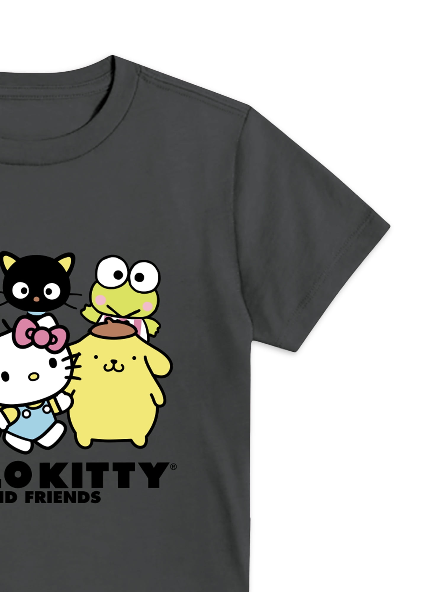 Sanrio Boys Hello Kitty Hola Gato, Crew Neck, Short Sleeve