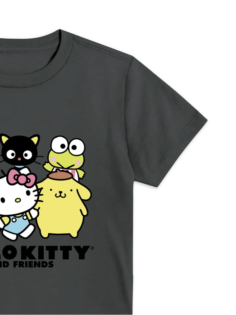 Sanrio Boys Hello Kitty Hola Gato, Crew Neck, Short Sleeve