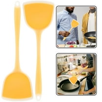 SEWCHICS 2Pcs Non Stick Silicone Wok Cooking Utensils Set Proof Kitchen Gadget