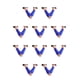 thumbnail image 3 of Toystoory Manoplas de refrigeración Accesorio de conducción Cubierta de mano Superficie lisa Protección solar Hasta la muñeca Manopla de Azul real 10piezas, 3 of 6