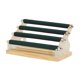 thumbnail image 2 of Expositor de anillos, joyero portátil, base de madera, soporte para anillos desmontable Verde oscuro, 2 of 9