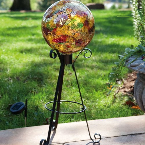 Evergreen Flag & Garden Tall Solar Gazing Globe Stand