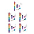 thumbnail image 2 of maskred Travel Pill Organizer Small Occupation And Light Weight For Rainbow Prevent Rainbow 5Set, 2 of 6