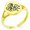 Gold, variant on Stainless Steel Odin's Sleipnir Horse Viking Norse Minimalist Oval Top Polished Statement Signet Ring