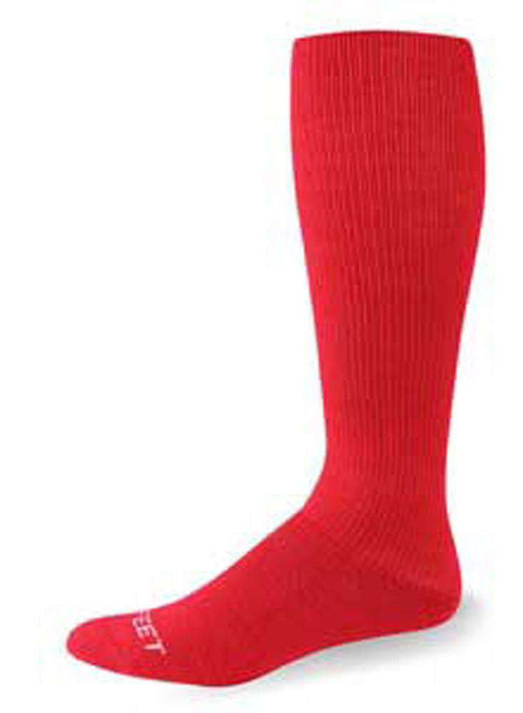 Pro Feet 274 Acrylic Multi-Sport Cushioned Tube Socks Scarlet 10-13 