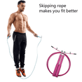 thumbnail image 4 of Skipping Rope, Adjustable Length, Anti-Slip Aluminum Handles, forMMA, Fitness Workouts , Training, 4 of 5