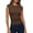 Brown, variant on Womens Summer Tops Boat Neck Cap Sleeve Tee Shirts Ruched Slim Fit Knit Going Out Tank Top Spring Fashion