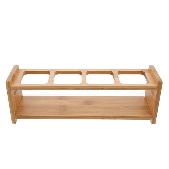 1Pc Seasoning Jars Storage Rack Four-holes Design Condiment Bottle Holder