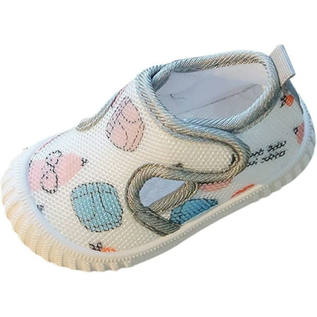 

QWZNDZGR Baby Boys Girls Walking Infant Shoes Cute Cartoon Sneakers Non-Slip First Walkers Sneakers Toddler Shoes
