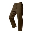 thumbnail image 6 of UAMVSH Men's Linen Capri Pants Casual Elastic Waist Drawstring Beach Shorts Summer Hawaiian Below Knee Long Shorts with Pockets, 6 of 6