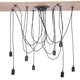 thumbnail image 2 of Soporte de luz colgante ANGGREK Estante de luz de techo vintage industrial 8 cabezas, 2 of 8