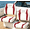 Red, variant on SPECSTAR Folding Low Back Boat Seats 2 Pack, Waterproof Fishing Boat Captain Chairs,4 Mounting Screws Included, White and Blue