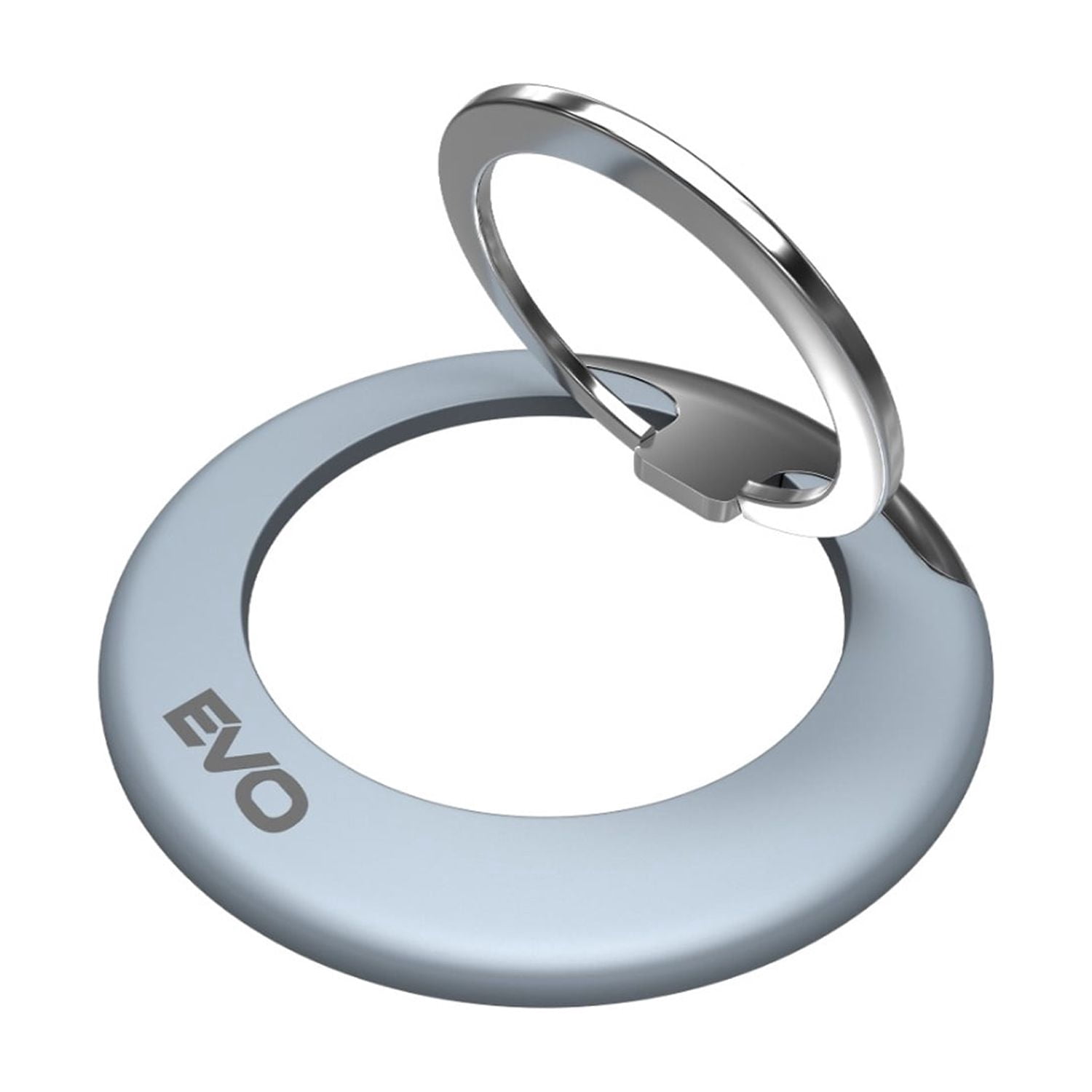 EVO PO1 Magnetic Grip Ring Stand for Wireless Charging Ready Smartphones - Blue