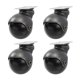 thumbnail image 1 of ruedas giratorias de bola con placa giratoria de hierro para muebles, rueda universal, 1 of 5