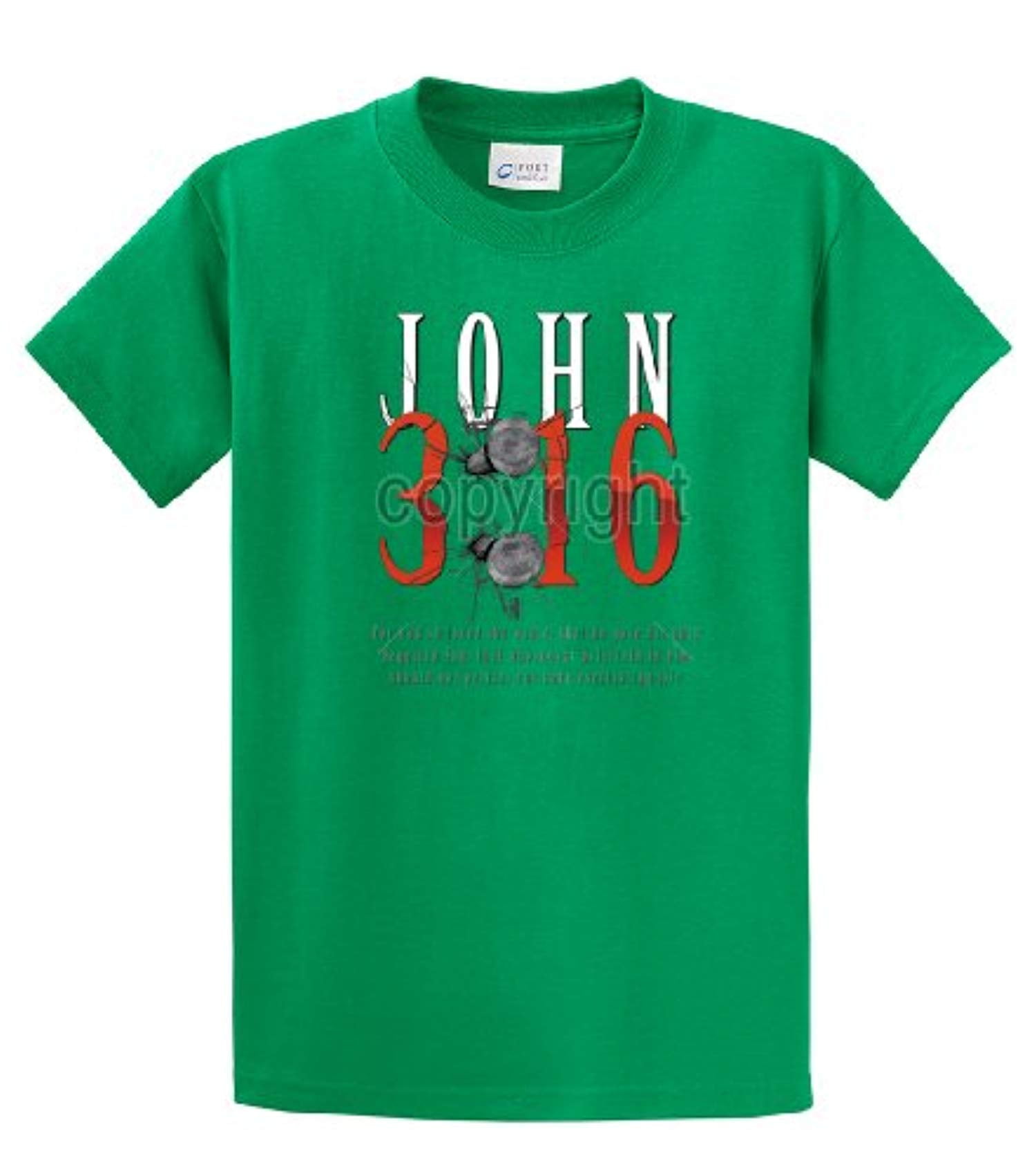 Christian John 3:16 with Nails For God So Loved the World Jesus Men's Short - Bild 23 von 71