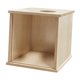 thumbnail image 5 of Jaula de madera para hámster, jaula acrílica para hámster, cama de hámster con apertura frontal, para conejos, otros similares, , cobayas, Sunnimix Jaula de madera para hámster, 5 of 8