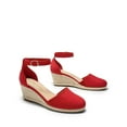 thumbnail image 3 of DREAM PAIRS Women's Espadrilles Closed Toe Ankle Strap Dressy Platform Wedge Sandals, 3 of 6