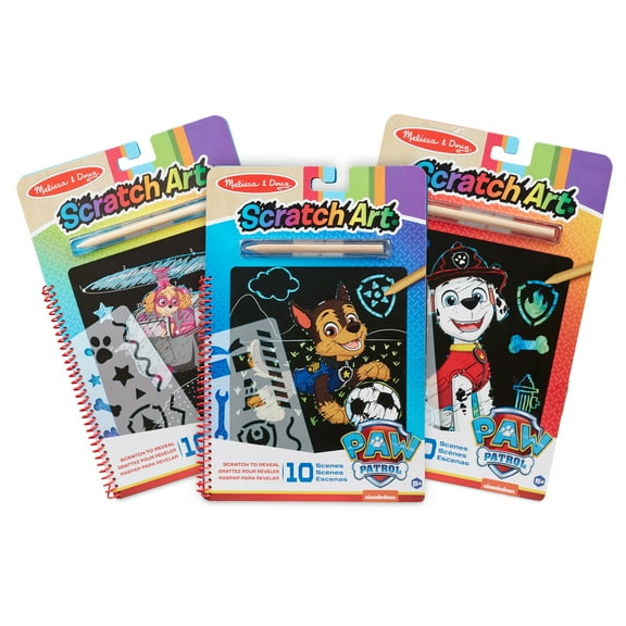 Melissa & Doug Paw Patrol Scratch Art Bundle