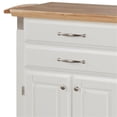thumbnail image 4 of Homestyles Dolly Madison Wood Rolling Kitchen Cart in Off White, 4 of 19