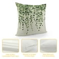 thumbnail image 4 of ONETECH  Green Plants Throw Pillow Cover Green Leaf Decorative Pillowcase Square Farmhouse Country Pillow Case Cushion Covers for Home Bedroom Office Sofa Car Couch Chair Decor, 4 of 5