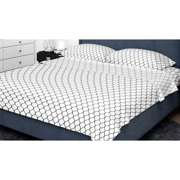 Johnson Home 200 TC Bed Sheet Set - Printed Cotton Sheets