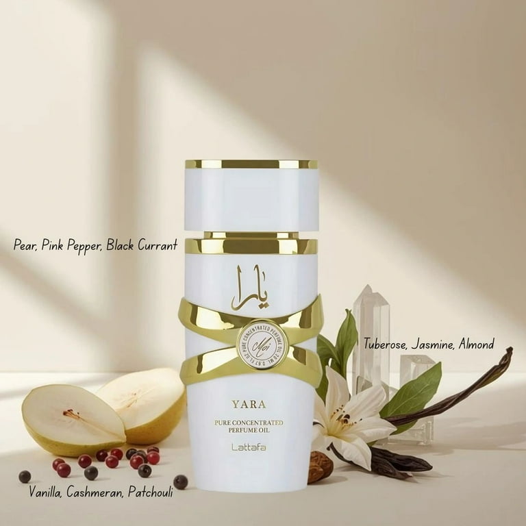 Yara Moi by Lattafa, 0.67 oz Concentrated Perfume Oil for Women