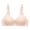 Beige, variant on 2 Pack Bras for Women No Underwire Full Coverage Plus Size Comfort Lift Bralette Underwear,Red,38