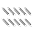 thumbnail image 1 of Uxcell Extension Spring, 10pcs Wire Diameter 0.02", OD 0.2", Free Length 1", Silver, 1 of 7