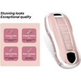 thumbnail image 7 of Key Fob Cover Compatible with Porsche Panamera Cayenne Taycan 911 Carrera 2017-2025 Keychain Case Holder Protector,new style-3-btn-pink, 7 of 7