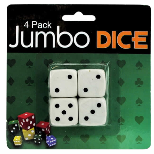 Jumbo Dice (19mm) 4 Pack Wondertrail