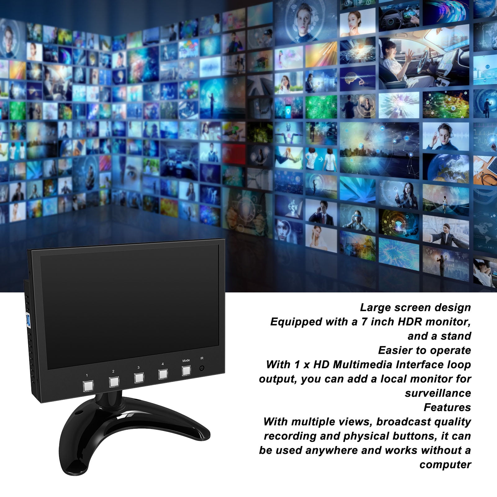 4x4K HD Multimedia Interface Input USB3.0 Output Multi Camera