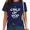 A-Navy blue, variant on UNISHE Women's "Child of God" Graphic Tee Brushed Typography Faith Top for Daily Outfit Black, S