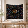thumbnail image 4 of Woman Holding Glowing Lotus Tapestry Wall Hanging, 4 of 6