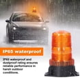 thumbnail image 3 of Tignapoo High-Intensity Red LED Strobe Warning Light for Vehicles, 12-30V Universal, Durable PC Housing, IP65 Waterproof, Easy Installation for Trucks, Emergency & Construction Vehicles, 3 of 5