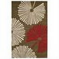 thumbnail image 2 of Safavieh Soho Square Rug in Brown / Ivory, 2 of 3