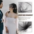thumbnail image 4 of Shisuyan 1Pc Bridal Design Decor Flower Veil Wedding Dress Accessory Hair Decor for Bride, 4 of 9