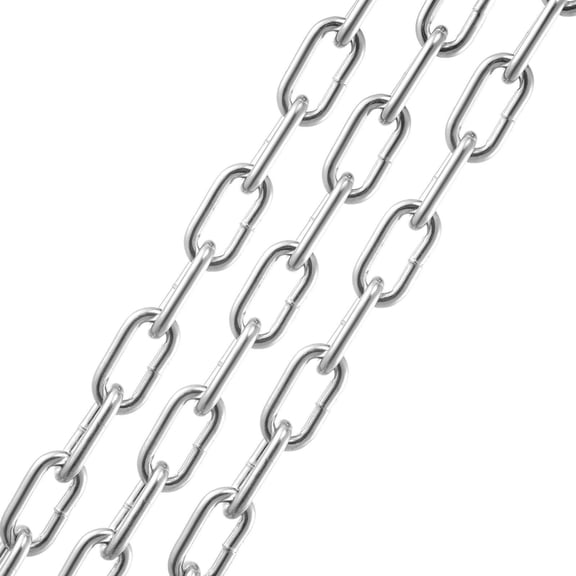 HCY Zinc Plated Proof Coil Chain Carbon Steel Chain Sling 3/16" x 250' 1100lbs