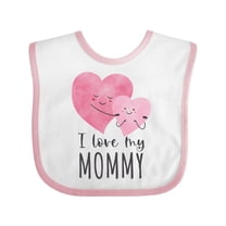 Inktastic I Love My Mommy Boys or Girls Baby Bib